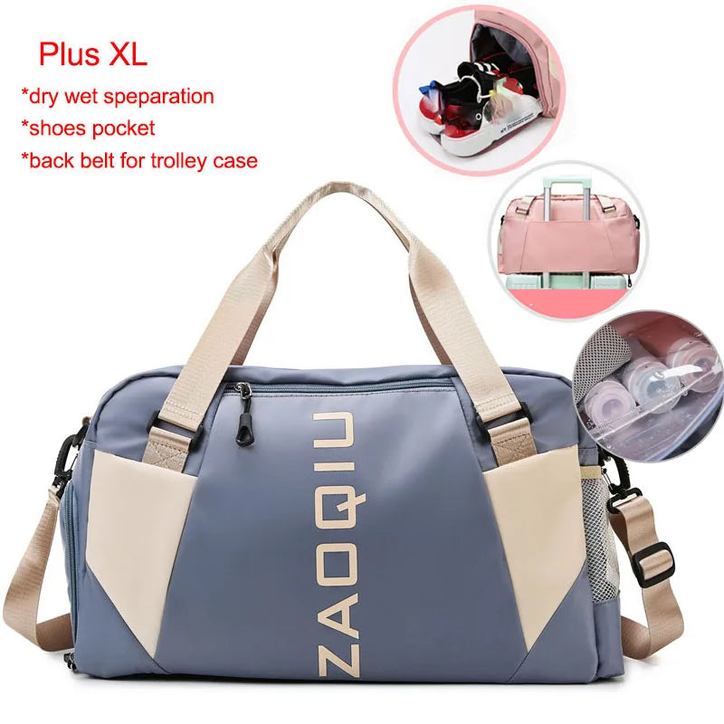 Versatile Waterproof Nylon Yoga and Gym Bag - Perfect for Fitness, Travel, and Outdoor Adventures!