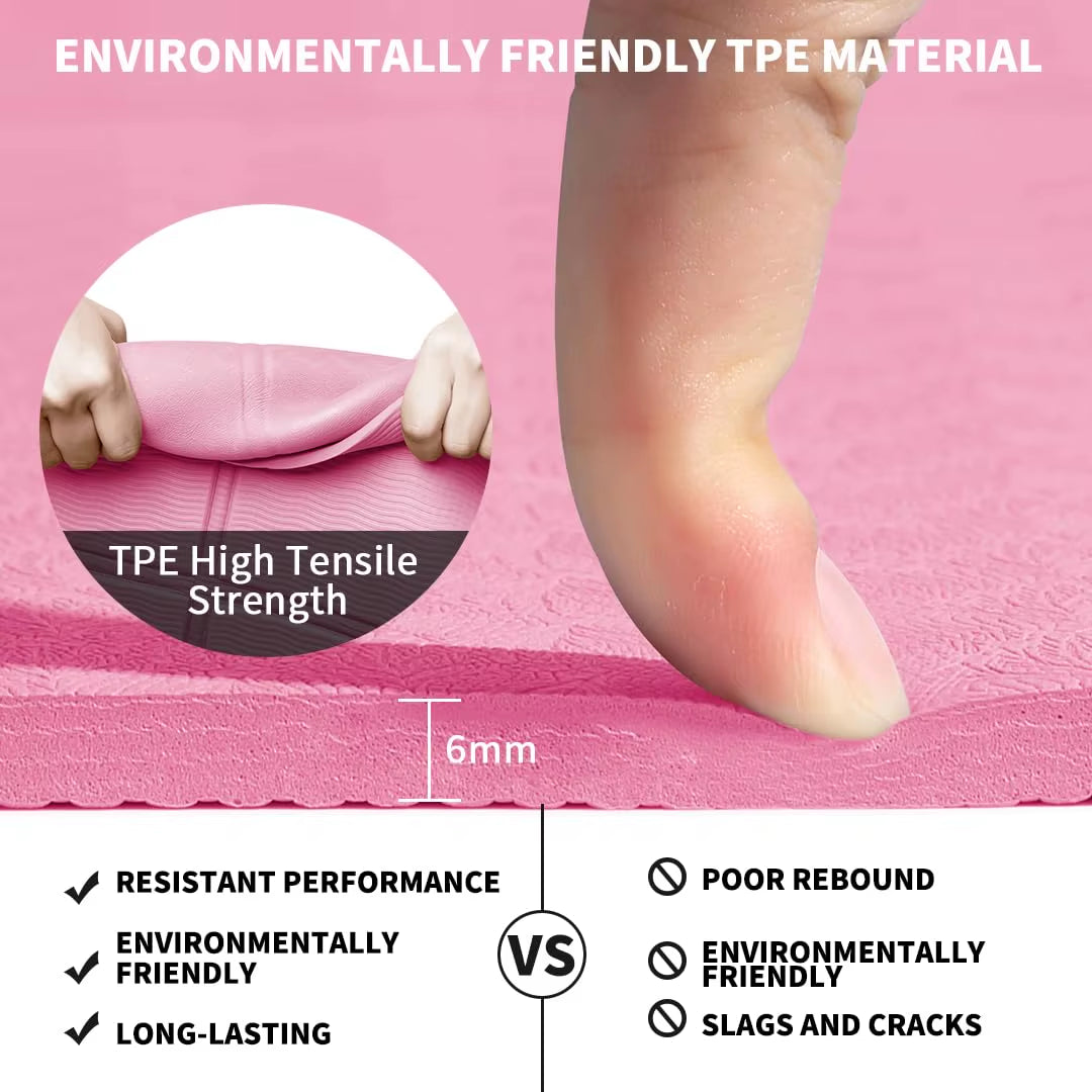 Elevate Your Practice with Our Extra Large Foldable Yoga Mat - Perfect for All Fitness Levels!