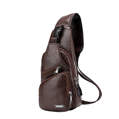 Stylish Men’s Chest Bag Pack - Ideal Travel Sport Shoulder Sling Backpack for Outdoor Adventures