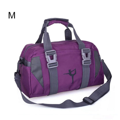 Versatile Waterproof Nylon Yoga and Gym Bag - Perfect for Fitness, Travel, and Outdoor Adventures!