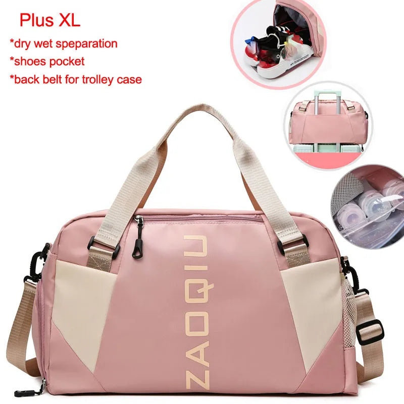 Versatile Waterproof Nylon Yoga and Gym Bag - Perfect for Fitness, Travel, and Outdoor Adventures!