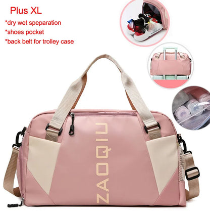 Versatile Waterproof Nylon Yoga and Gym Bag - Perfect for Fitness, Travel, and Outdoor Adventures!