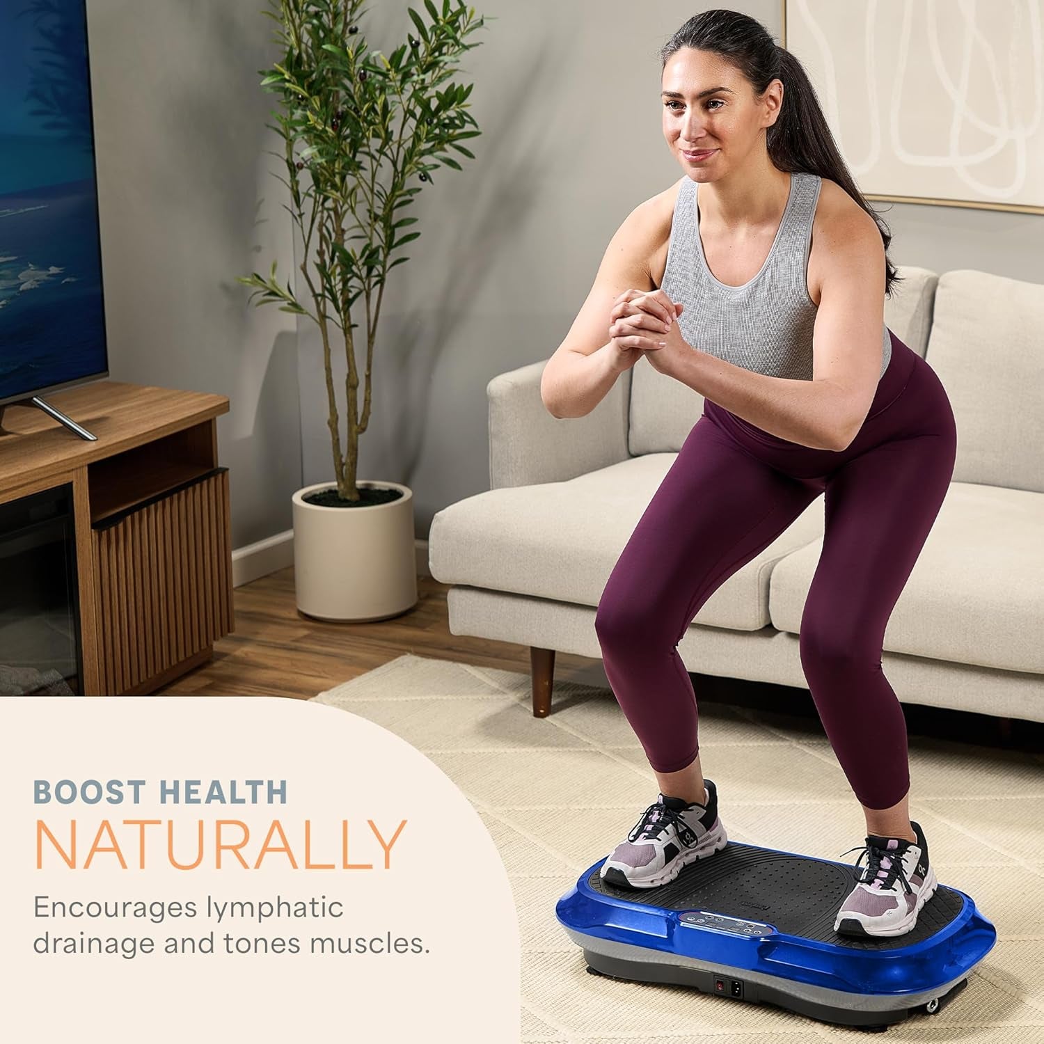 Transform Your Fitness Journey with the Waver Vibration Plate – Ultimate Full-Body Workout Machine for Muscle Activation and Fat Loss