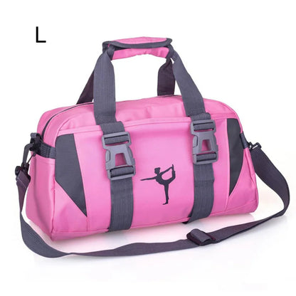 Versatile Waterproof Nylon Yoga and Gym Bag - Perfect for Fitness, Travel, and Outdoor Adventures!