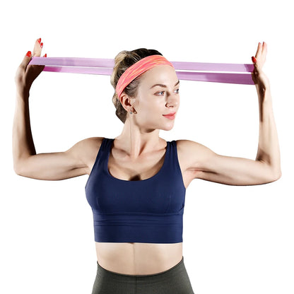 Elevate Your Home Workouts with Our 5-Level Fitness Elastic Resistance Bands for Yoga, Pilates, and Strength Training
