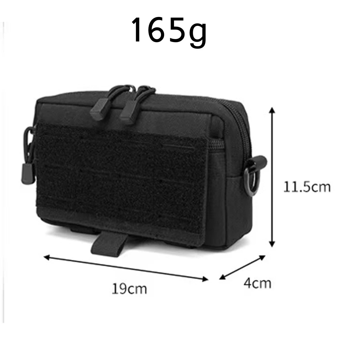 Tactical EDC Waist Bag - Versatile MOLLE Accessory for Outdoor Adventures, First Aid, and Everyday Carry