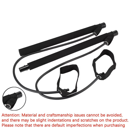 Versatile Pilates Bar Set - Enhance Your Fitness Routine with Yoga Chest Expansion and Tension Rope for Effective Stretching and Strength Training
