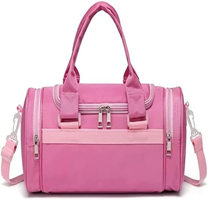 Charming Pink Ballerina Dance Bag for Girls - Perfect Duffel for Ballet Classes, Recitals, and Weekend Getaways