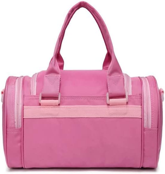 Charming Pink Ballerina Dance Bag for Girls - Perfect Duffel for Ballet Classes, Recitals, and Weekend Getaways