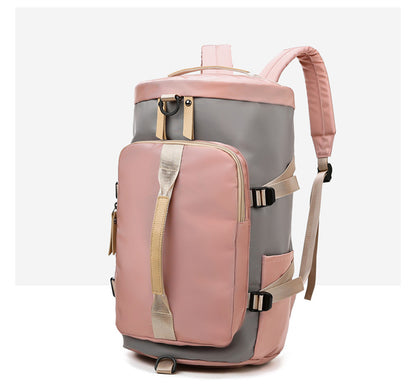 Versatile Waterproof Gym Fitness Backpack for Outdoor Travel and Sports - Stylish and Functional 3-in-1 Design