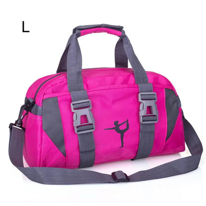 Versatile Waterproof Nylon Yoga and Gym Bag - Perfect for Fitness, Travel, and Outdoor Adventures!