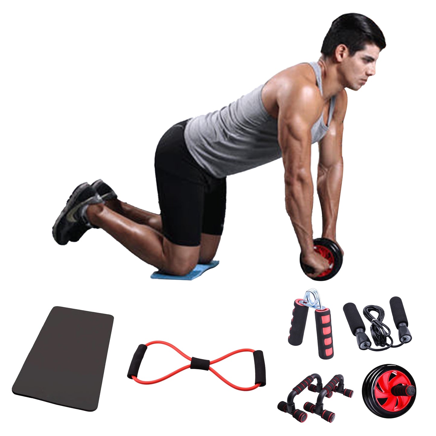 Ultimate Fitness Workout Set – 6 Essential Tools for Home Training and Body Sculpting