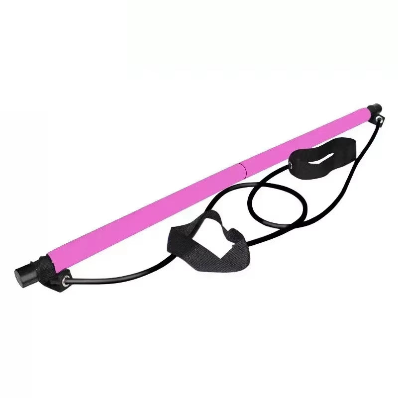 Elevate Your Fitness Routine with the Portable Pilates Bar Kit - Resistance Bands for Yoga, Stretching, and Sculpting