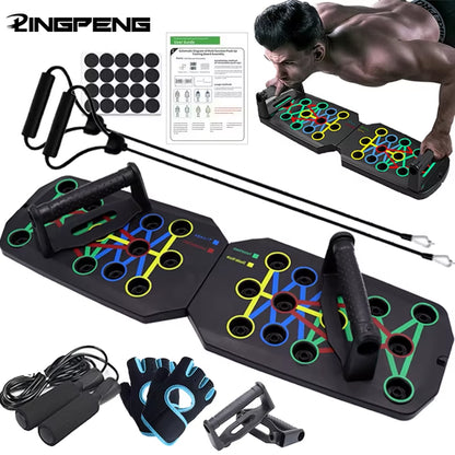 Revolutionary Push-Up Board Set - Portable, Multifunctional Fitness Equipment for Total Upper Body Strength Training