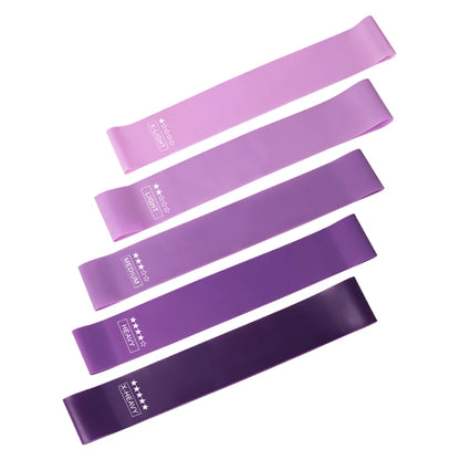 Elevate Your Home Workouts with Our 5-Level Fitness Elastic Resistance Bands for Yoga, Pilates, and Strength Training