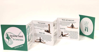 Elevate Your Dance Game: Premium Stretch Bands Set of 2 for Ballet, Gymnastics & More - Boost Flexibility, Strength & Technique - Includes Gift Box, Instruction Booklet & Carry Bag