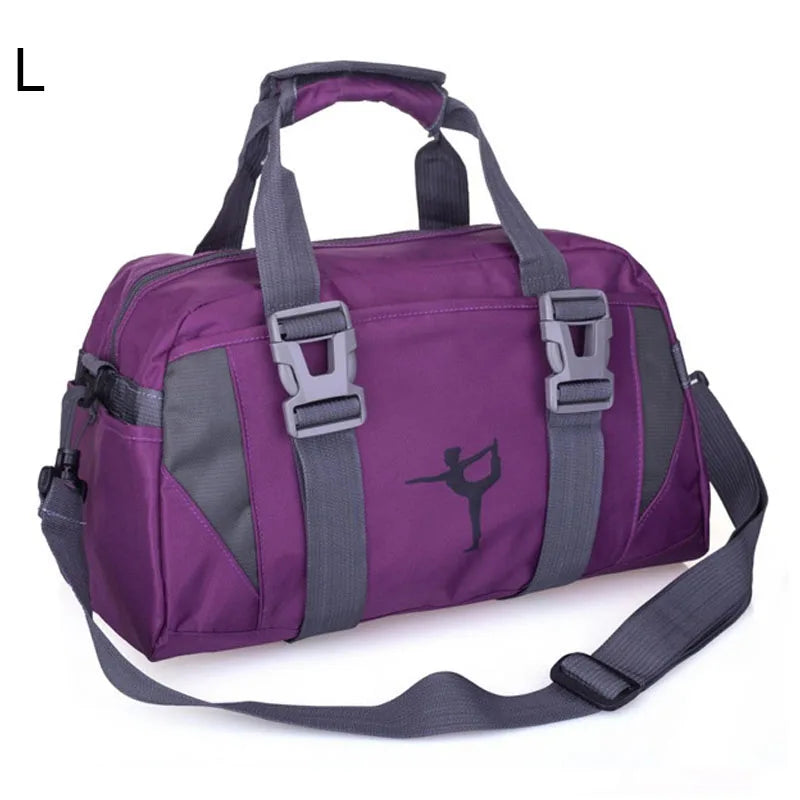Versatile Waterproof Nylon Yoga and Gym Bag - Perfect for Fitness, Travel, and Outdoor Adventures!