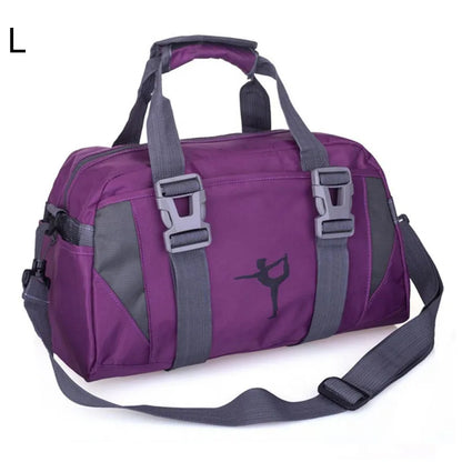 Versatile Waterproof Nylon Yoga and Gym Bag - Perfect for Fitness, Travel, and Outdoor Adventures!
