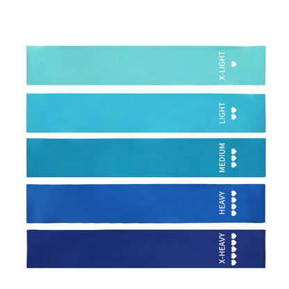 Elevate Your Home Workouts with Our 5-Level Fitness Elastic Resistance Bands for Yoga, Pilates, and Strength Training
