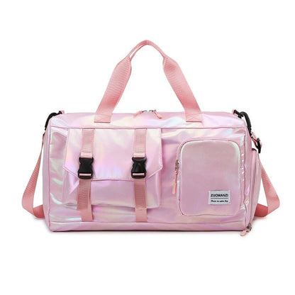 Vibrant Pearlescent Yoga Fitness Bag with Smart Dry-Wet Separation