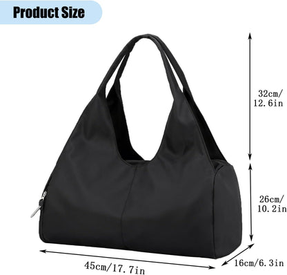 Versatile Gym Bag for Men and Women with Shoe Compartment & Wet Pocket - Perfect for Travel, Fitness, Swimming, and Yoga