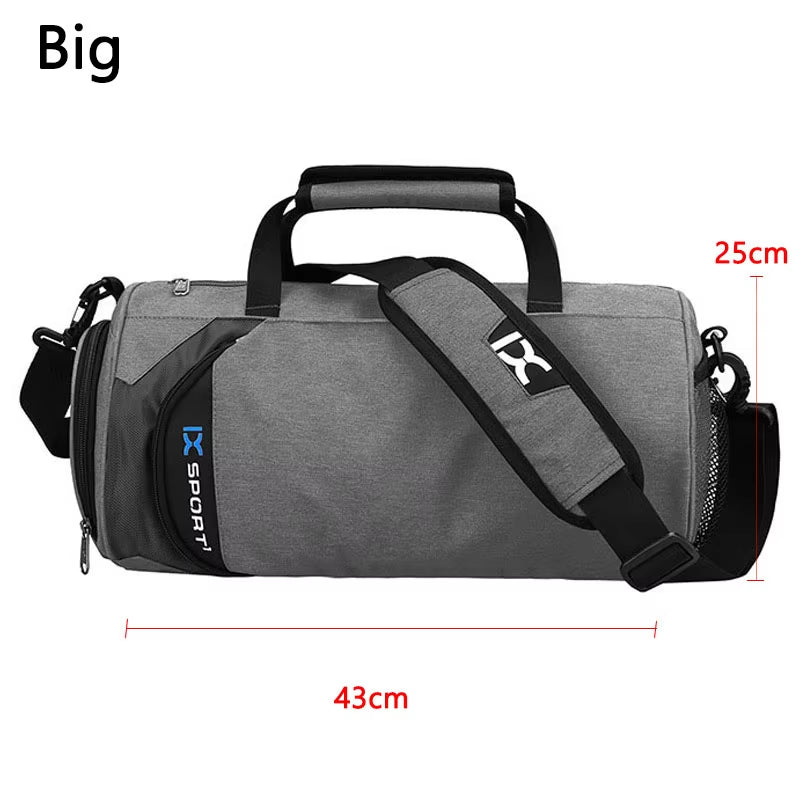 Versatile Large Gym Bag for Fitness and Travel - Waterproof Nylon Shoulder Bag for Shoes, Yoga, and Sports