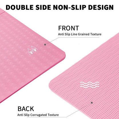 Elevate Your Practice with Our Extra Large Foldable Yoga Mat - Perfect for All Fitness Levels!