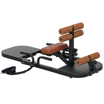 Maximize Your Workout with the Foldable Sissy Squat Machine & Push-Up Stand - Perfect for Building Muscle in Black