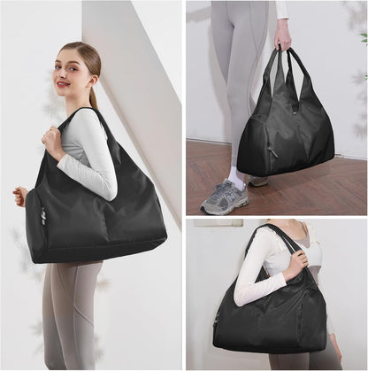 Versatile Gym Bag for Men and Women with Shoe Compartment & Wet Pocket - Perfect for Travel, Fitness, Swimming, and Yoga