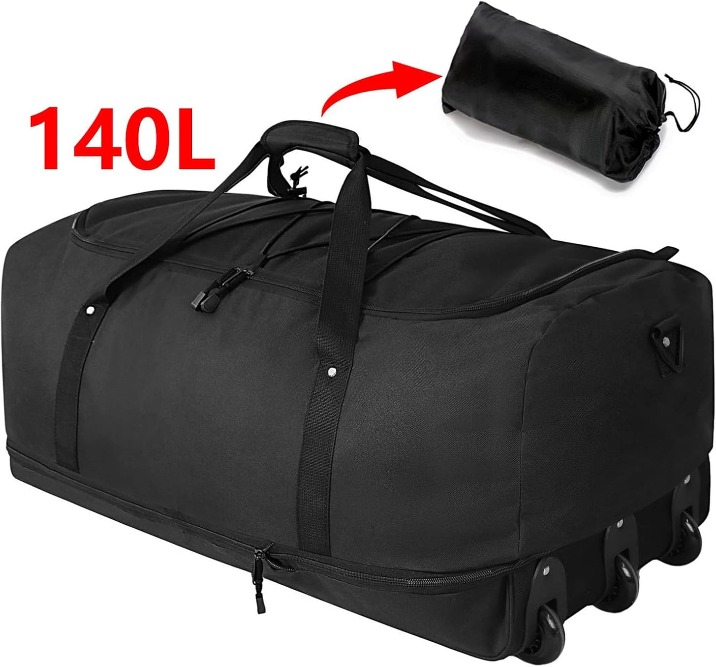 Versatile Dark Red Sport Gym Travel Duffel Bag with Dry Wet Separation & Shoe Compartment - Ideal for Men and Women