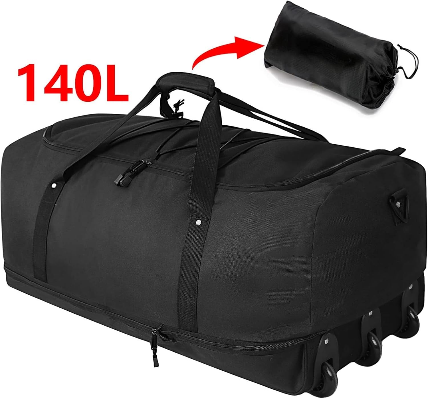 Versatile Dark Red Sport Gym Travel Duffel Bag with Dry Wet Separation & Shoe Compartment - Ideal for Men and Women