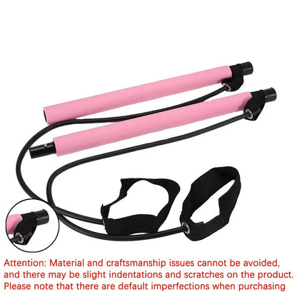 Versatile Pilates Bar Set - Enhance Your Fitness Routine with Yoga Chest Expansion and Tension Rope for Effective Stretching and Strength Training