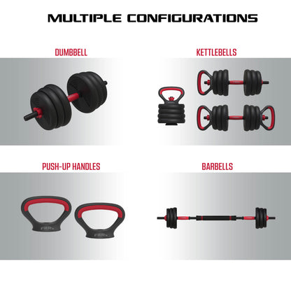Transform Your Workout with the 4-in-1 Smartbell Gym: 60 Lbs Adjustable Weight Set for Ultimate Strength Training