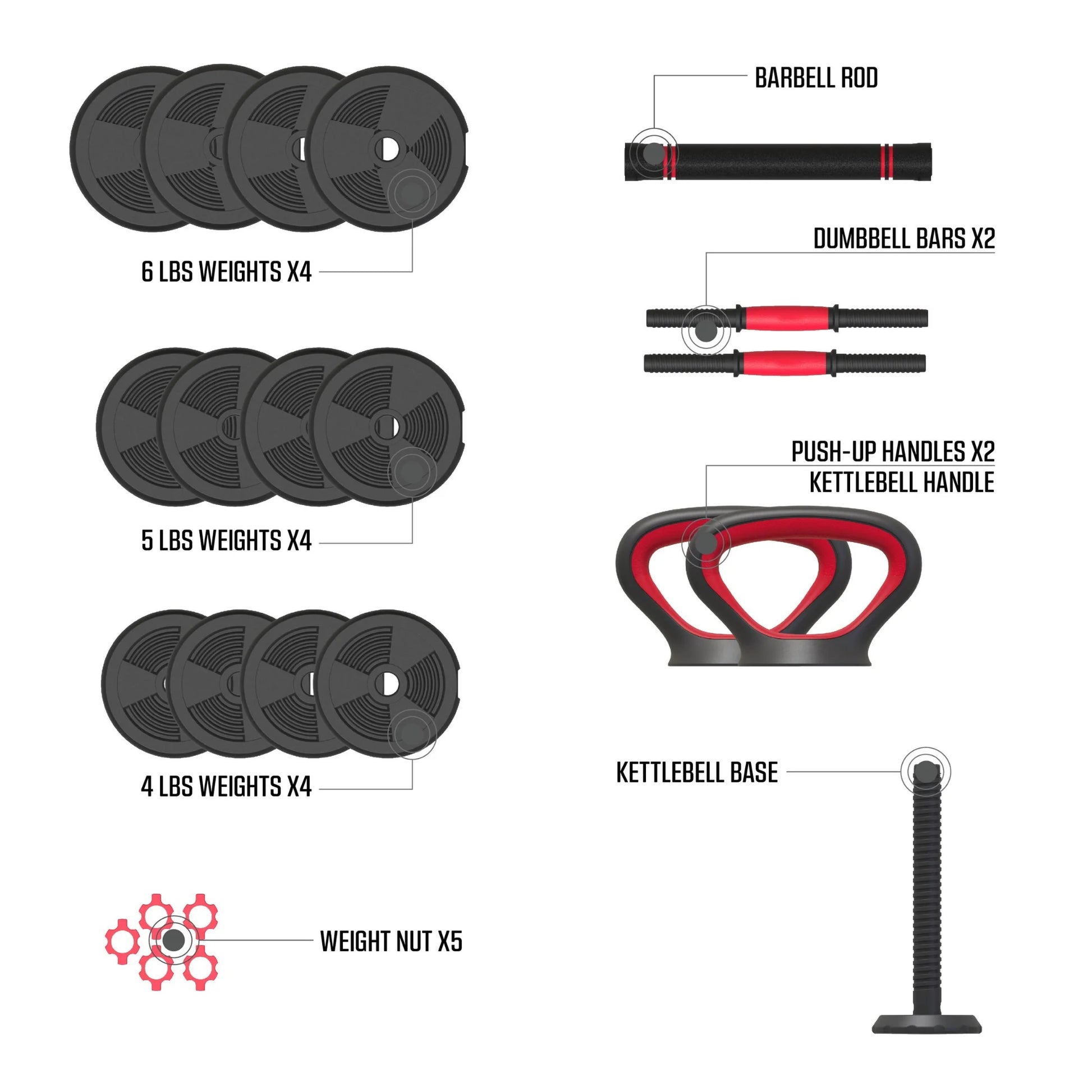 Transform Your Workout with the 4-in-1 Smartbell Gym: 60 Lbs Adjustable Weight Set for Ultimate Strength Training