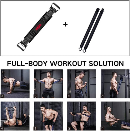 Transform Your Home Workouts with the INNSTAR Portable Gym Set - Complete Full Body Training Solution with Resistance Bands, Workout Bar, and More!