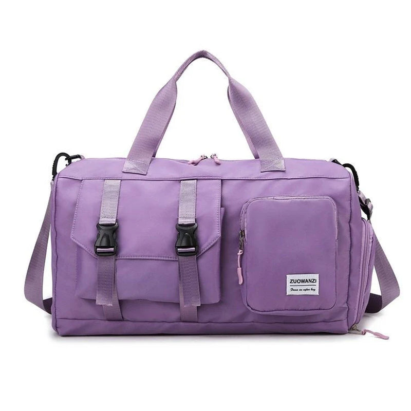 Vibrant Pearlescent Yoga Fitness Bag with Smart Dry-Wet Separation