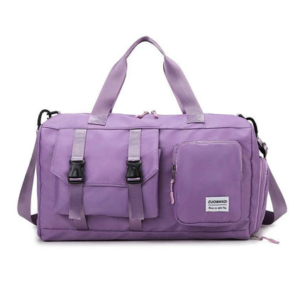 Vibrant Pearlescent Yoga Fitness Bag with Smart Dry-Wet Separation