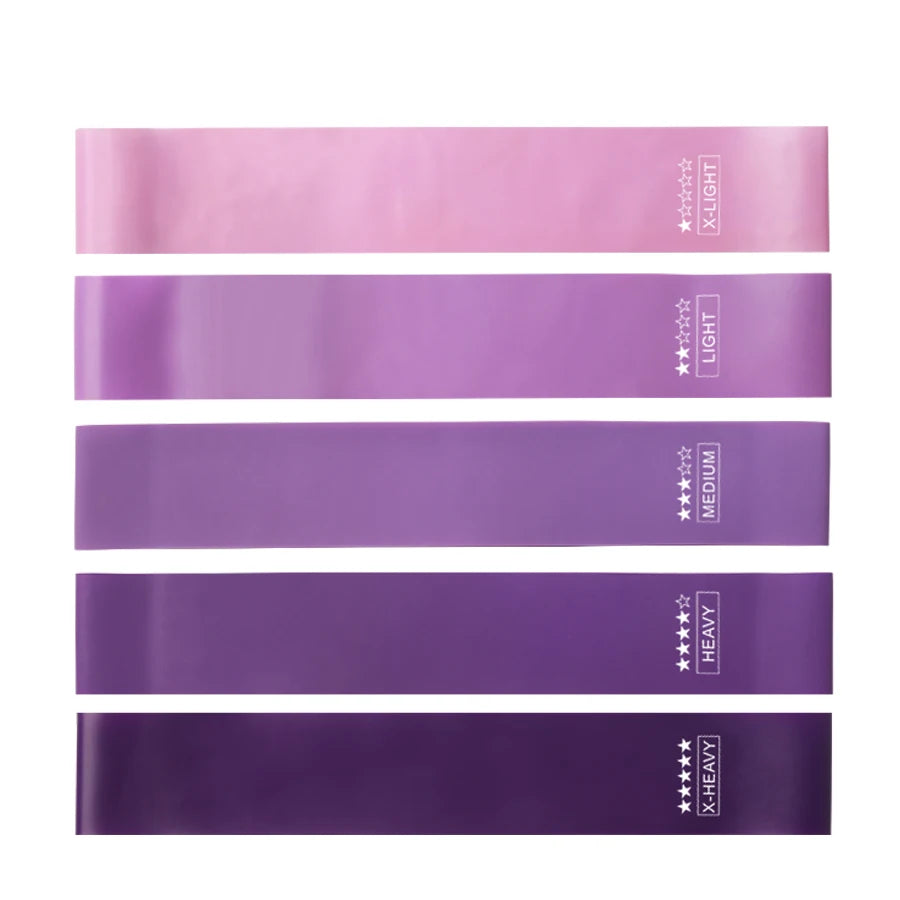 Elevate Your Home Workouts with Our 5-Level Fitness Elastic Resistance Bands for Yoga, Pilates, and Strength Training