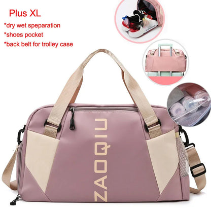 Versatile Waterproof Nylon Yoga and Gym Bag - Perfect for Fitness, Travel, and Outdoor Adventures!