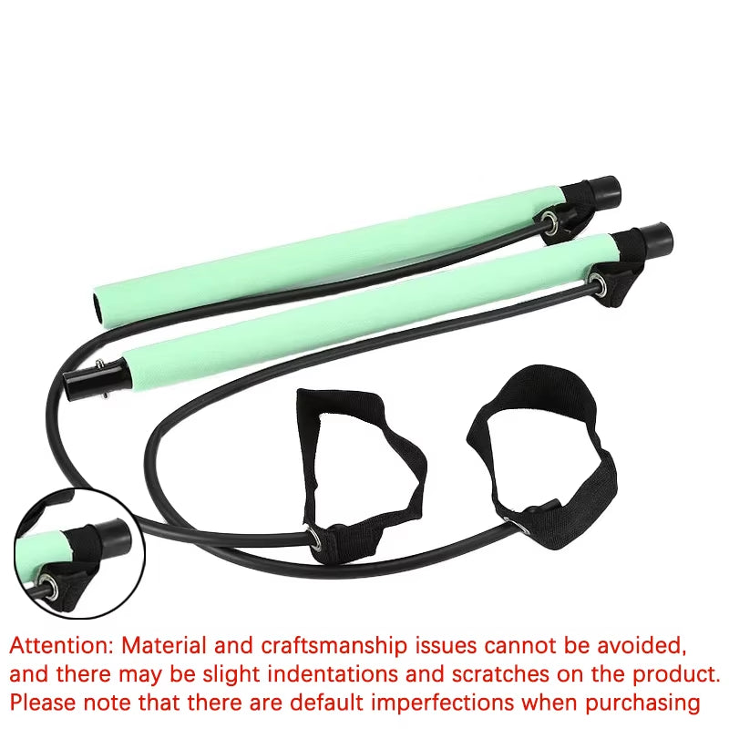 Versatile Pilates Bar Set - Enhance Your Fitness Routine with Yoga Chest Expansion and Tension Rope for Effective Stretching and Strength Training