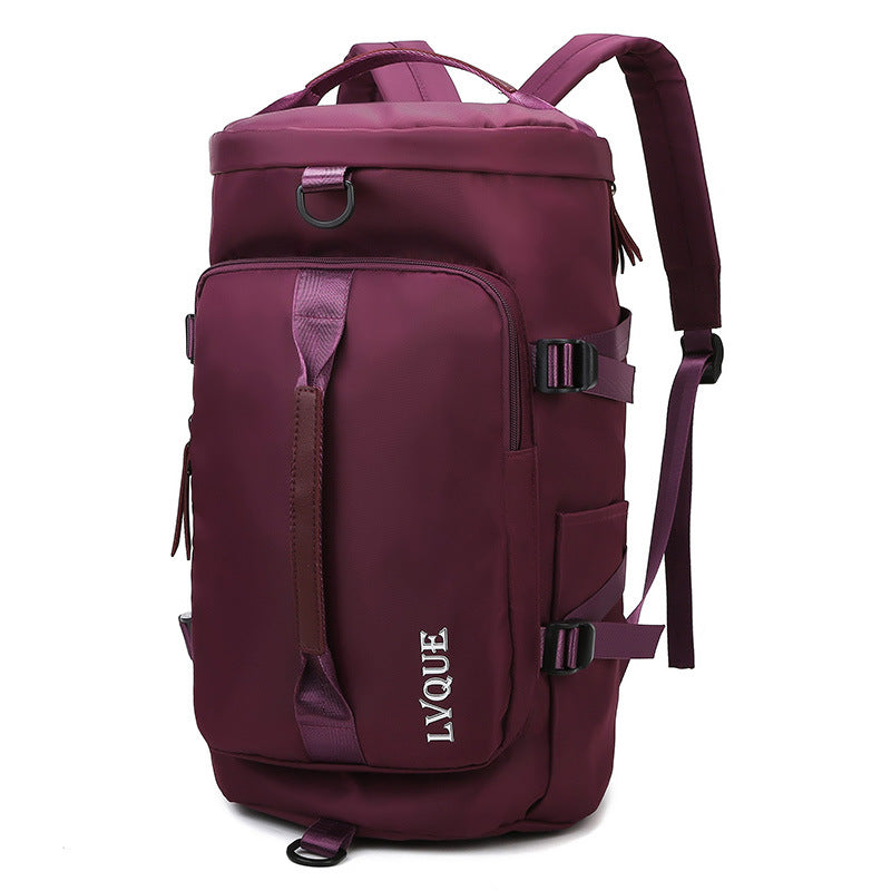 Versatile Waterproof Gym Fitness Backpack for Outdoor Travel and Sports - Stylish and Functional 3-in-1 Design