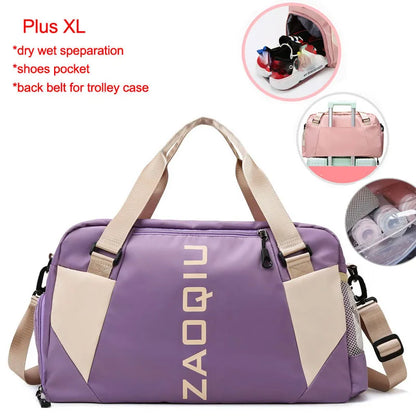 Versatile Waterproof Nylon Yoga and Gym Bag - Perfect for Fitness, Travel, and Outdoor Adventures!