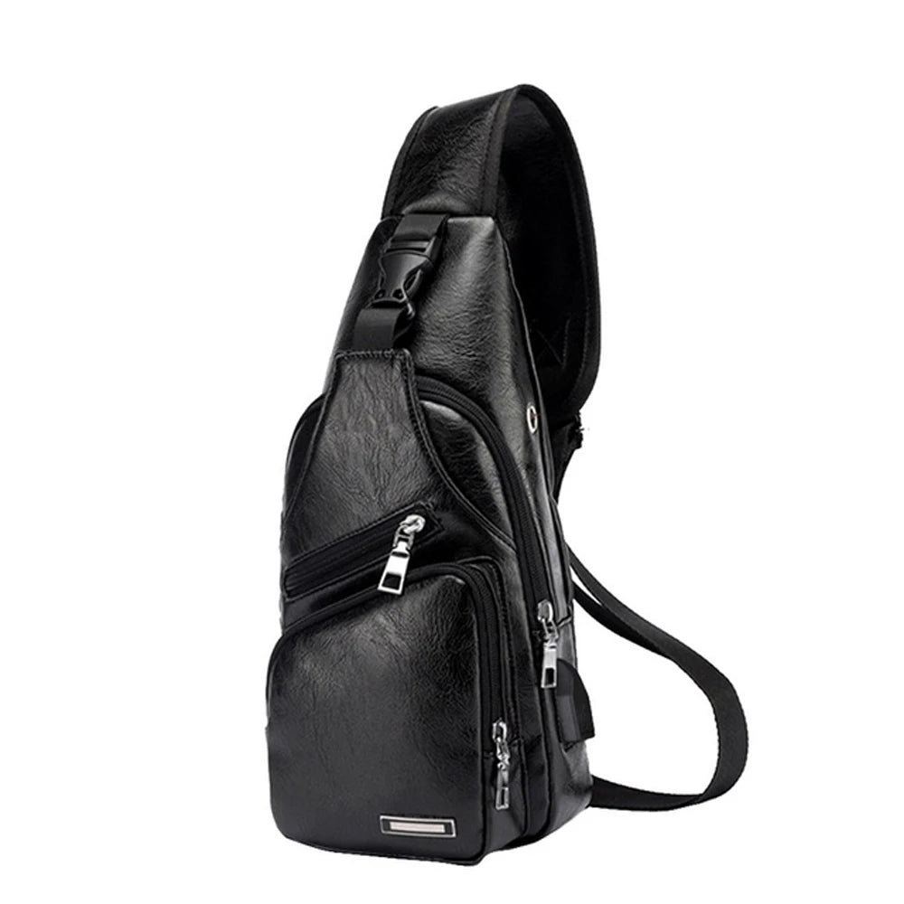 Stylish Men’s Chest Bag Pack - Ideal Travel Sport Shoulder Sling Backpack for Outdoor Adventures