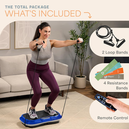 Transform Your Fitness Journey with the Waver Vibration Plate – Ultimate Full-Body Workout Machine for Muscle Activation and Fat Loss