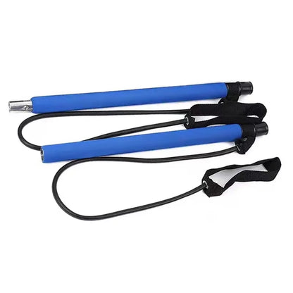 Elevate Your Fitness Routine with the Portable Pilates Bar Kit - Resistance Bands for Yoga, Stretching, and Sculpting