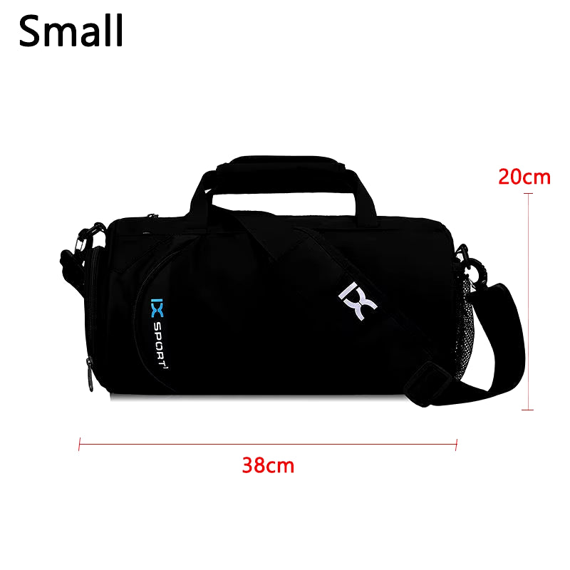 Versatile Large Gym Bag for Fitness and Travel - Waterproof Nylon Shoulder Bag for Shoes, Yoga, and Sports