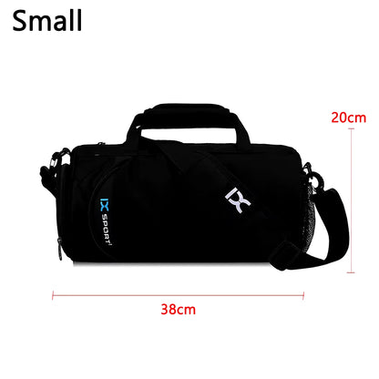 Versatile Large Gym Bag for Fitness and Travel - Waterproof Nylon Shoulder Bag for Shoes, Yoga, and Sports