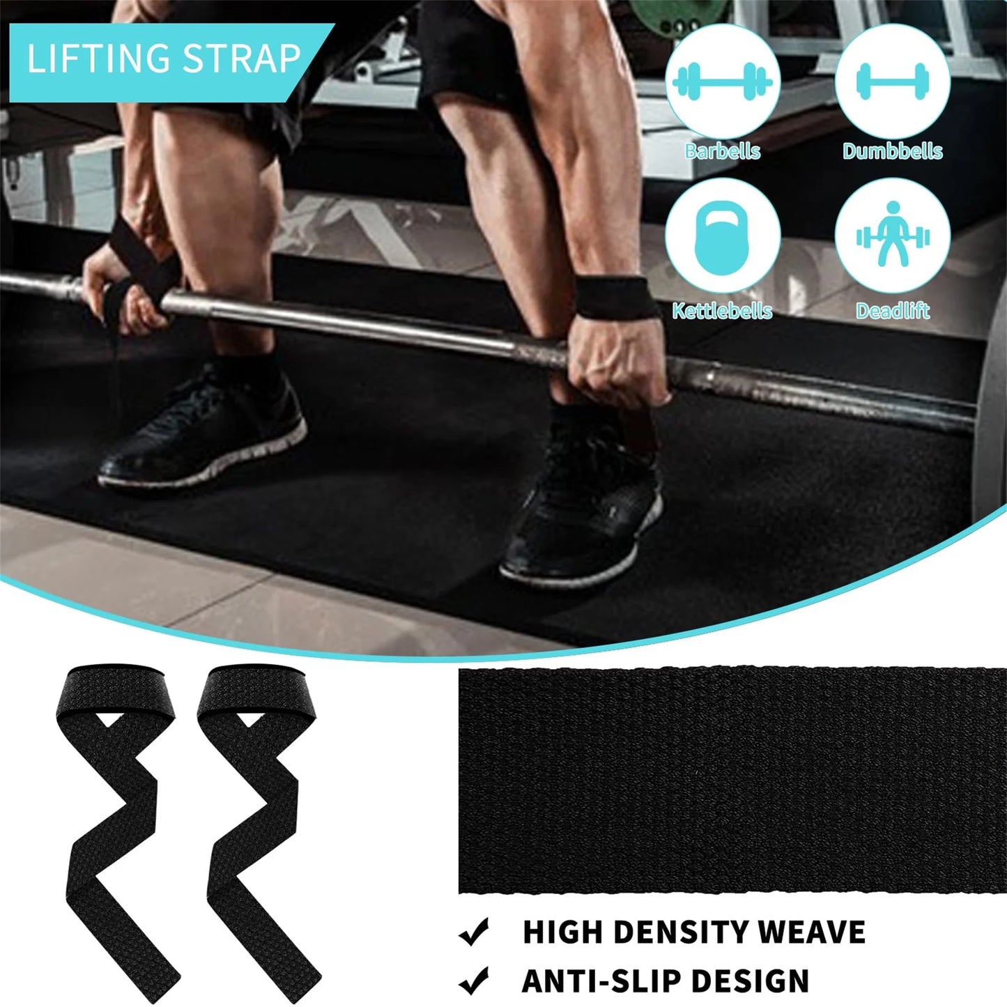 Ultimate 9-Piece Barbell Pad Set for Hip Thrusts, Leg Day, and Strength Training - Includes Squat Pad, Ankle Straps, Resistance Bands & More!