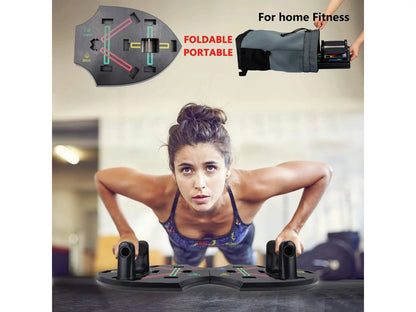 12-in-1 Push-Up Board System with Resistance Bands for Ultimate Fitness Training