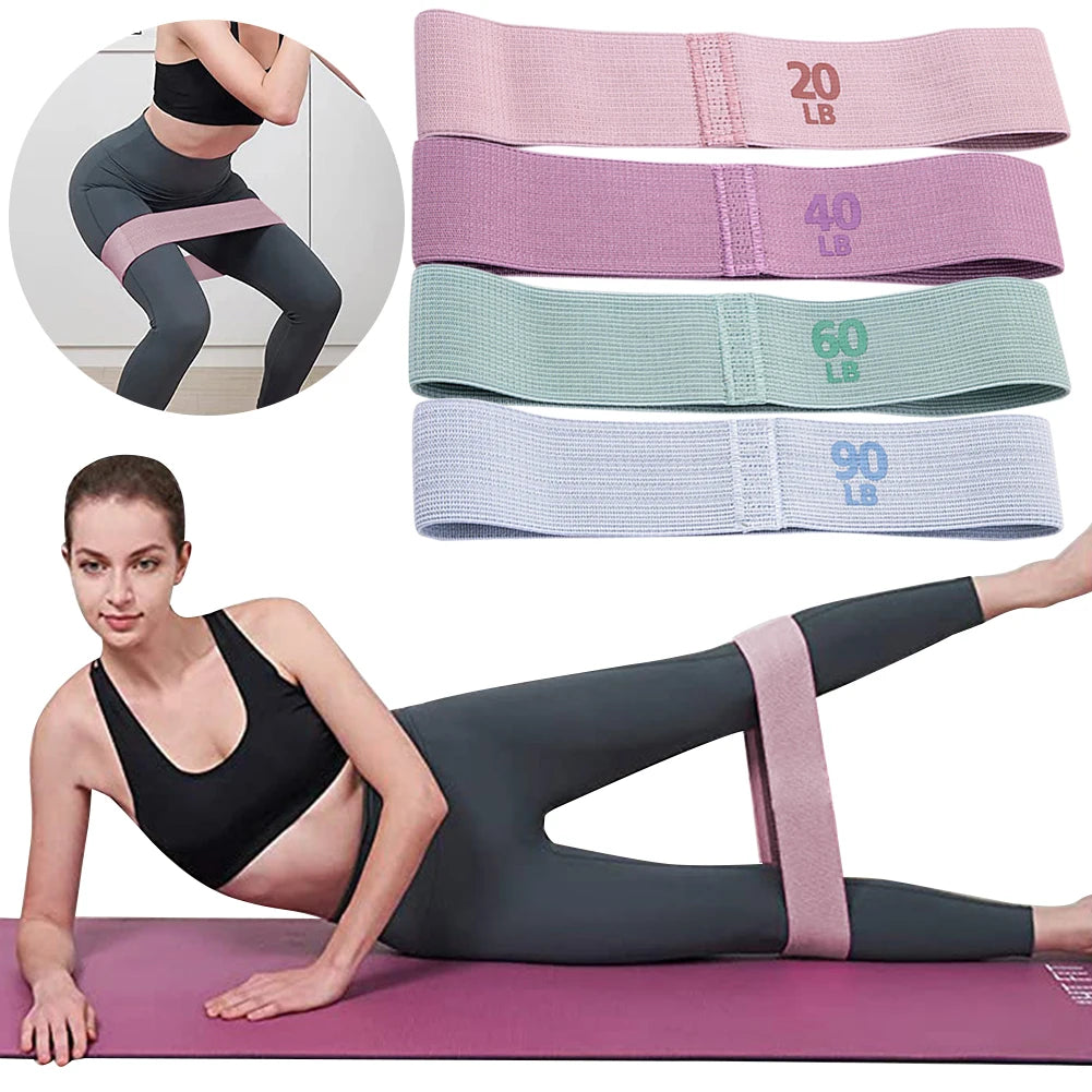 Elevate Your Workout with Sikiwind's Anti-Slip Hip Resistance Bands - Perfect for Glute and Thigh Training!